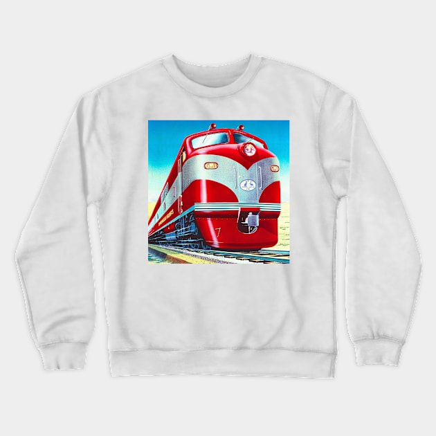 Trans-Australian Railway Crewneck Sweatshirt by KarwilbeDesigns